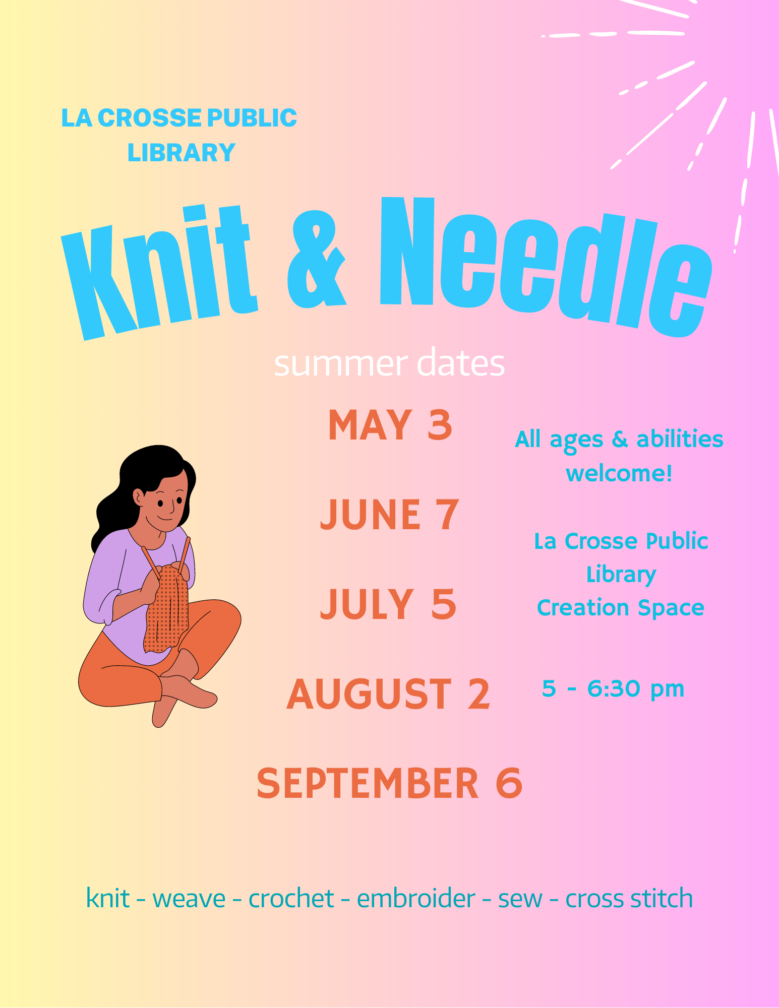 Knit & Needle La Crosse Public Library